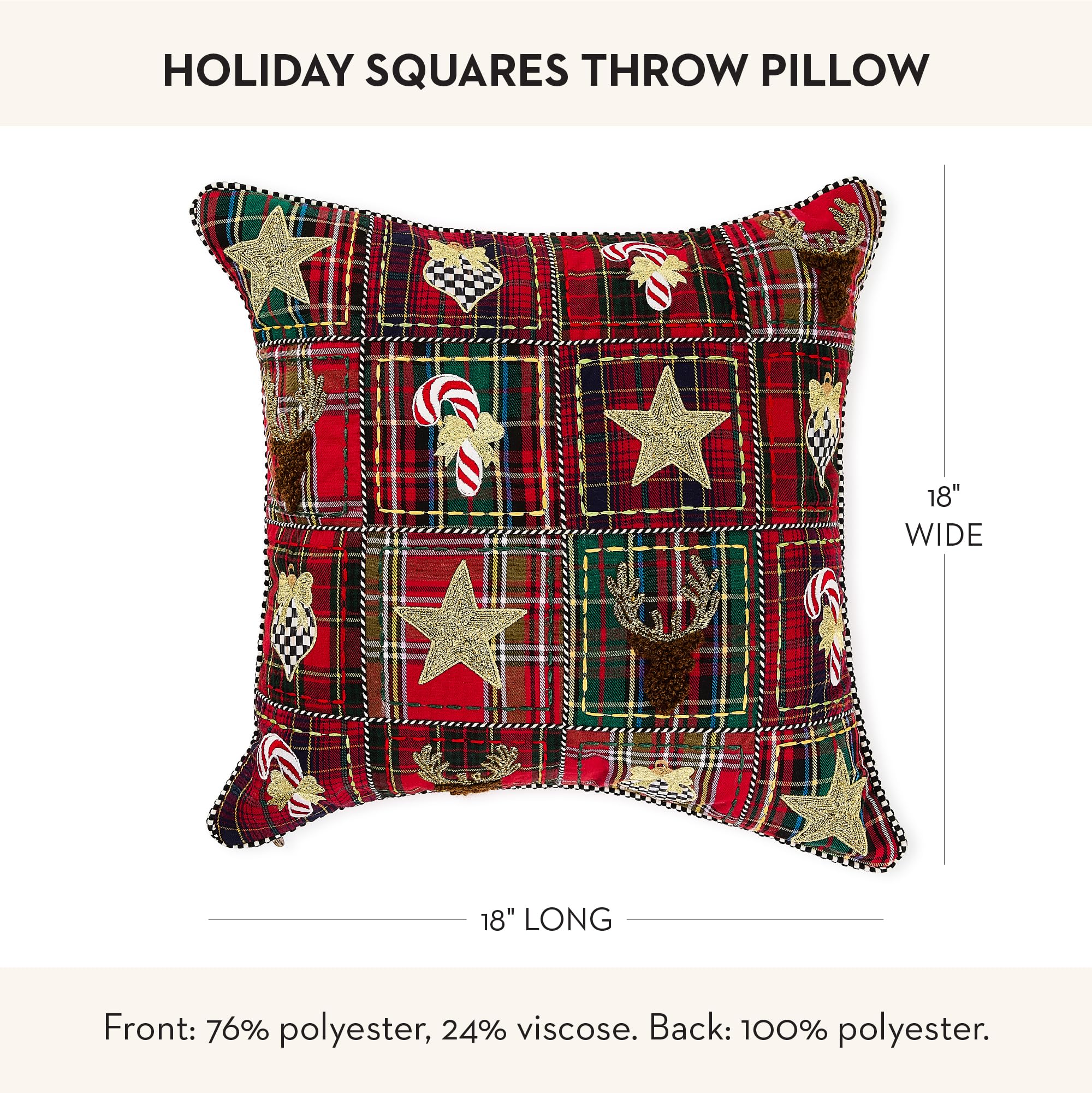 Amazon.com: MacKenzie-Childs: Pillows, Stockings, & Tree Skirts